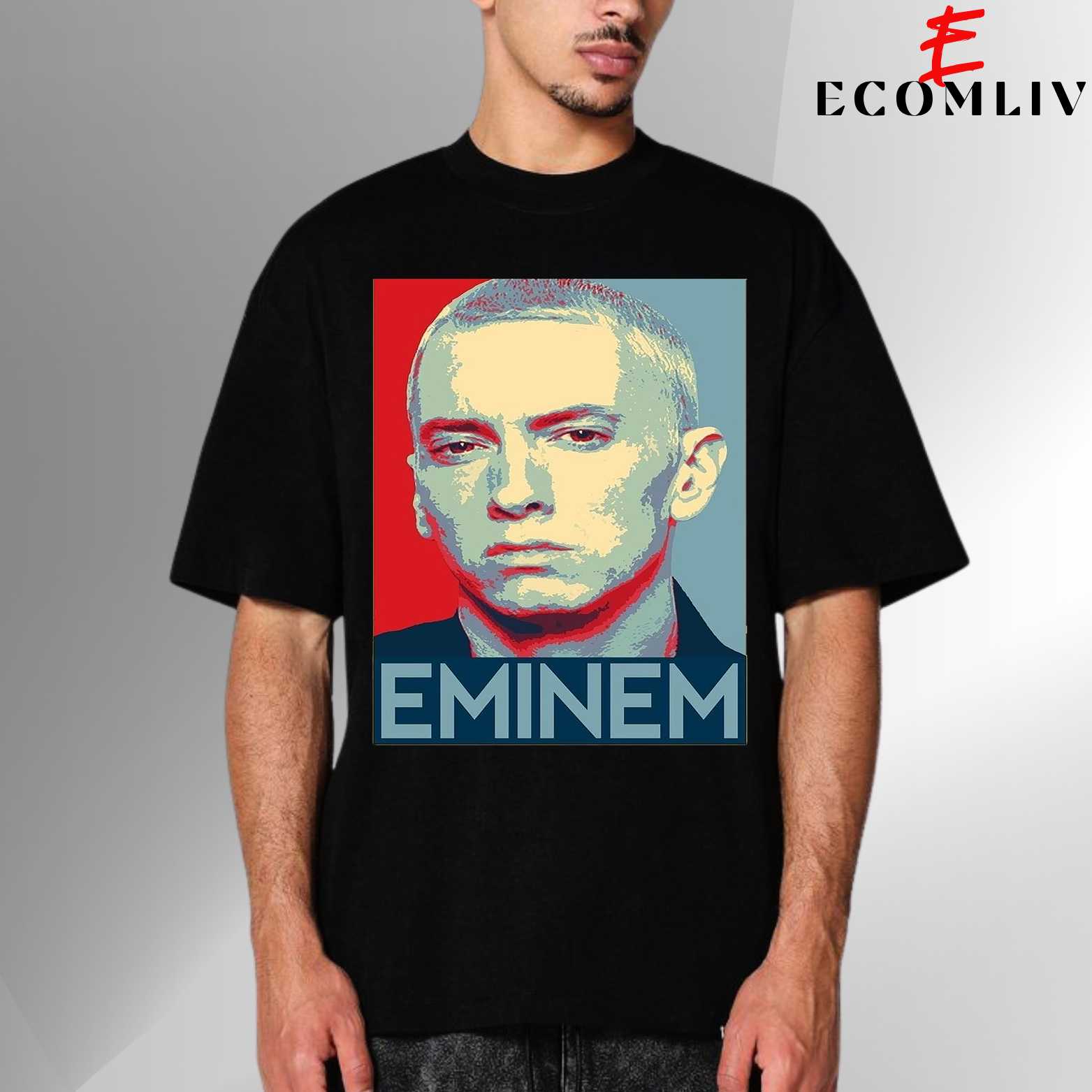 Eminem Retro T Shirt, Unisex Hip Hop Streetwear